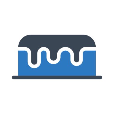 tatlı vektör renk simgesi 