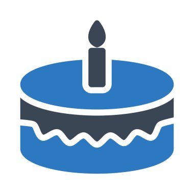 doğum günü vektörü renk simgesi 