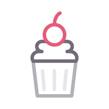 Böğürtlen düz çizgi simgesi 