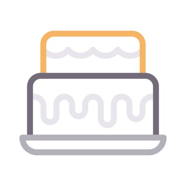 tatlı düz çizgi simgesi 