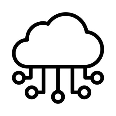 hesaplama vektörü ince çizgi simgesi 