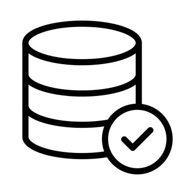 tam vektör ince çizgi simgesi 