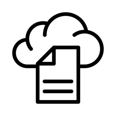 belge vektörü ince çizgi simgesi 