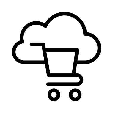 Tramvay vektörü ince çizgi simgesi 