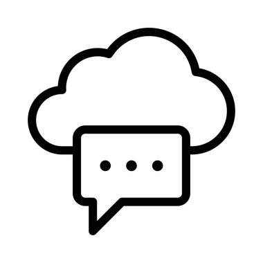 kabarcık vektörü ince çizgi simgesi 