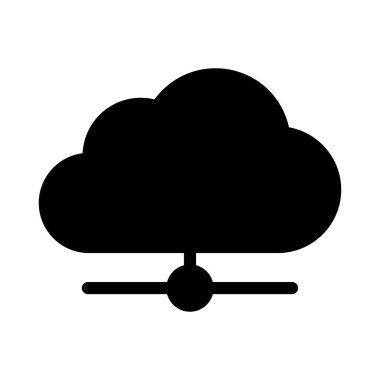 ağ vektörü düz simgesi 