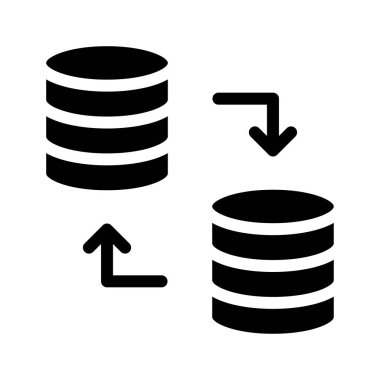 değişken vektör düz simgesi 