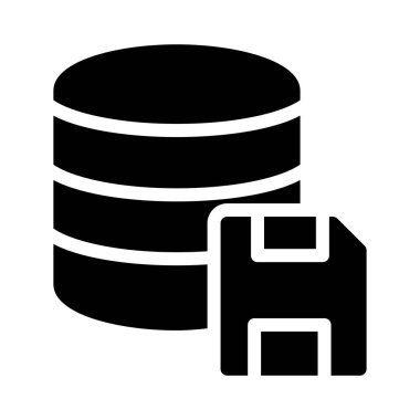 Disket vektör düz simge 