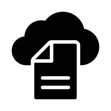 belge vektörü düz simge 