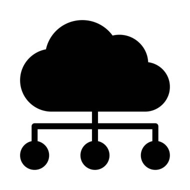 ağ vektörü düz simgesi 