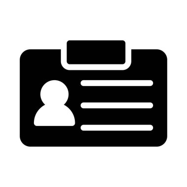 Kart vektör düz simgesi 