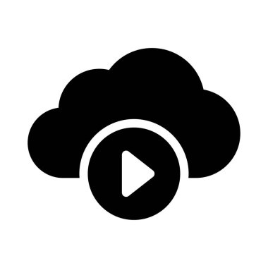 bulut vektörü düz simgesi 