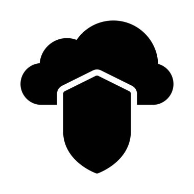 Kalkan vektörü düz simgesi 