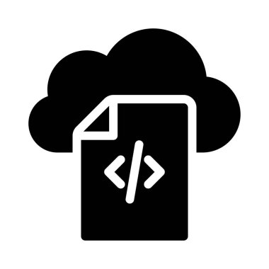 programlama vektörü simgesi düz simgesi 