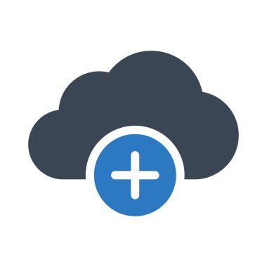 bulut vektörü renk simgesi 