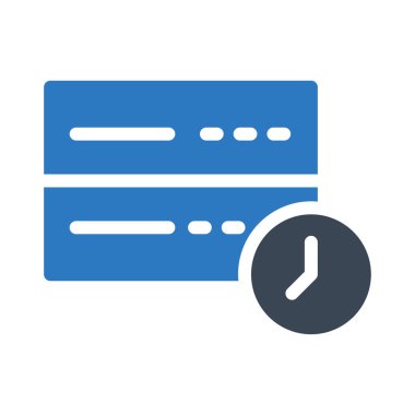 veritabanı vektör renk simgesi 