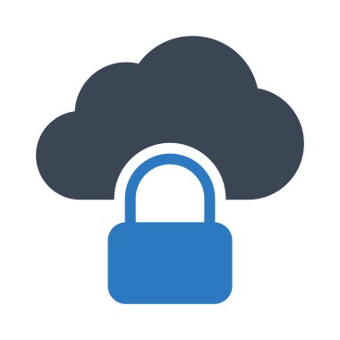 vektör kabartma renk simgesini kilitle 