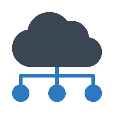 ağ vektörü renk simgesi 