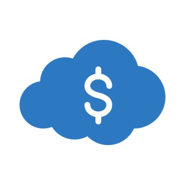 bulut vektörü renk simgesi 