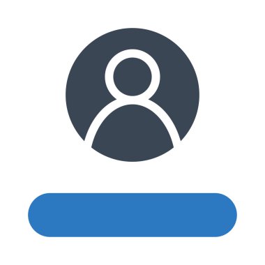 profil vektör renk simgesi 