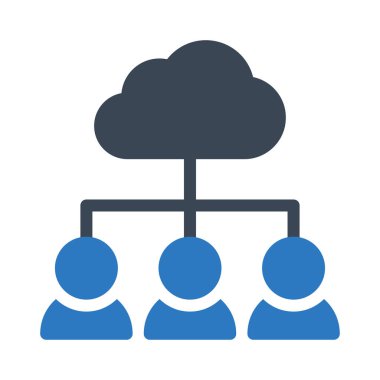 ağ vektörü renk simgesi 