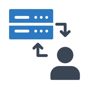 vektör renk simgesini transfer et 