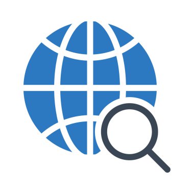 İnternet vektör renk simgesi 