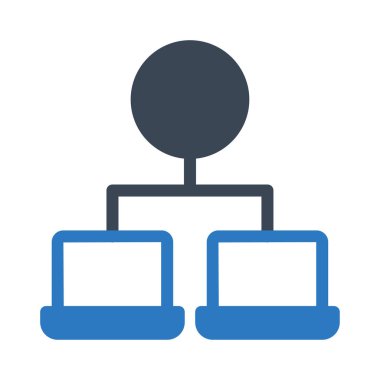 bağlantı vektörü renk simgesi 