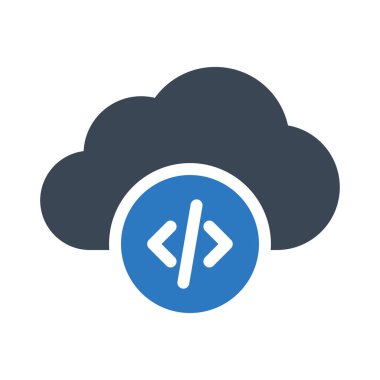 programlama vektörü renk simgesi  