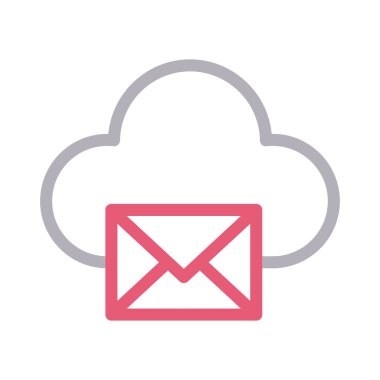 bulut düz çizgi simgesi 