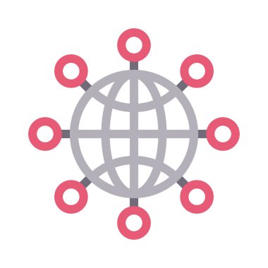 ağ düz çizgi simgesi 