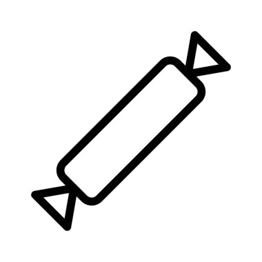 toffee vektör ince çizgi simgesi 