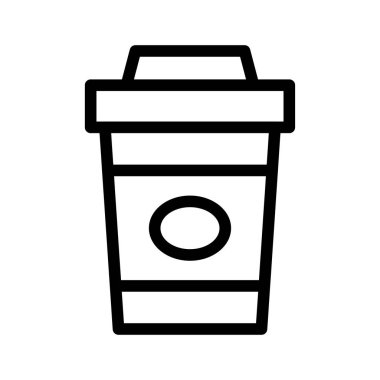 kap vektörü ince çizgi simgesi 