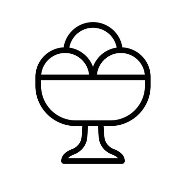 kase vektörü ince çizgi simgesi 