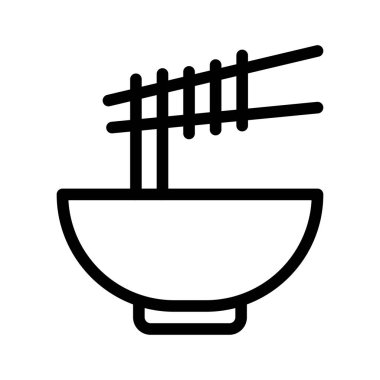 kase vektörü ince çizgi simgesi 