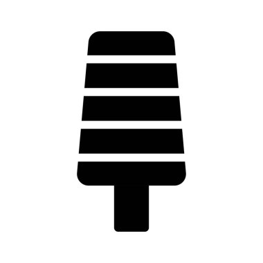 dondurma vektör düz simge 