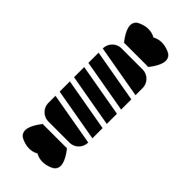 Şekerleme vektörü düz simgesi 