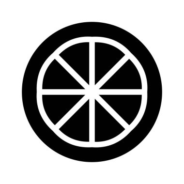 Dilimleyici vektör düz simgesi 