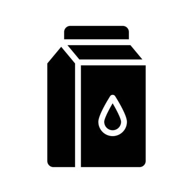 Tetra vektör kabartması düz simge 