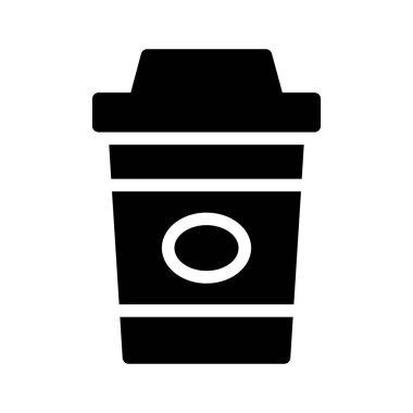 fincan vektör düz simge 