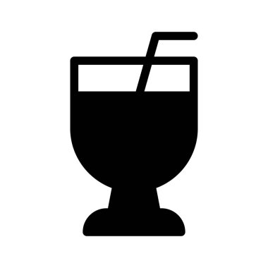 meyve suyu vektörü düz simgesi 