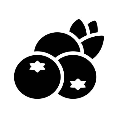 kiraz vektörü düz simgesi 