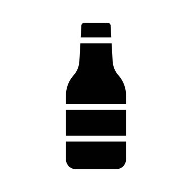 alkol vektörü düz simge 