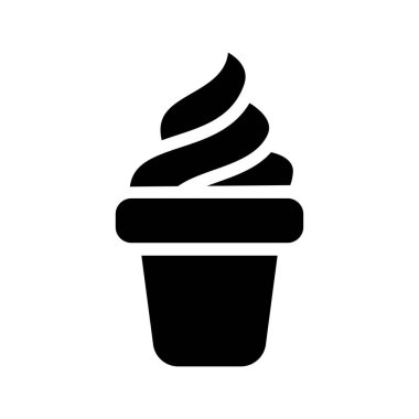 koni vektör düz simge 