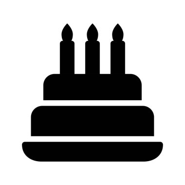 kek vektörü düz simgesi 