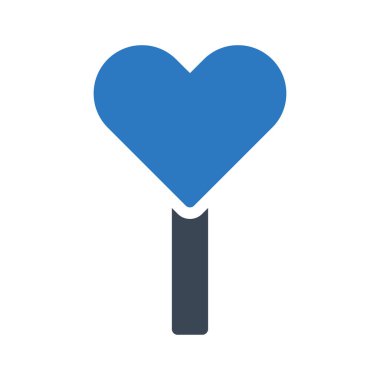 Şeker vektörü renk simgesi 