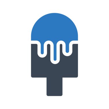 dondurma vektörü renk simgesi 