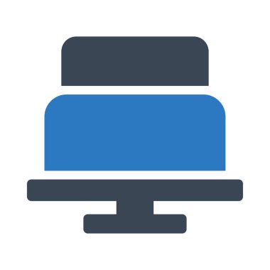 tatlı vektör renk simgesi 