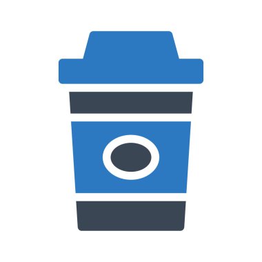 fincan vektörü renk simgesi 