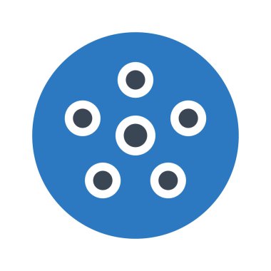 bisküvi vektör renk simgesi 